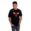 M&N NBA Chicago Bulls Traditional Logo T-Shirt ''Black''