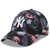 Ženska kapa New Era MLB Floral New York Yankees 9Forty ''Black''