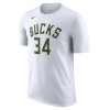 Kratka majica Nike NBA Milwaukee Bucks Giannis Antetokounmpo ''White''