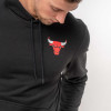 Hoodie New Era Stripe Rib Chicago Bulls ''Black''