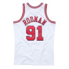 Dres M&N Swingman Chicago Bulls 1997-98 Dennis Rodman ''White''