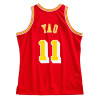 Dres M&N NBA Yao Ming Houston Rockets 2004-05 Swingman ''Red/Yellow''