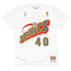 Kratka majica M&N NBA Seattle Supersonics Shawn Kemp HWC Edition ''White''