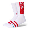 Čarape Stance OG Logo ''White/Red''