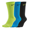 Čarape Nike Everyday Plus Cushioned 3-Pack ''Black/Green/Blue''