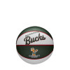 Mini košarkaška lopta Wilson NBA Milwaukee Bucks Team Retro ''Green/White'' (3)