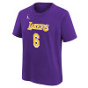 Dječja kratka majica Nike NBA Los Angeles Lakers Lebron James ''Purple''