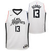 Dječji dres Nike Los Angeles Clippers Paul George City Edition ''White''