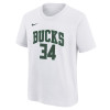 Dječja kratka majica Nike City Edition Giannis Antetokounmpo Milwaukee Bucks ''Black''