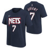 Dječja kratka majica Nike City Edition Kevin Durant Brooklyn Nets ''Blue Void''