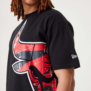 Kratka majica New Era NBA Chicago Bulls Large Team Logo ''Black''