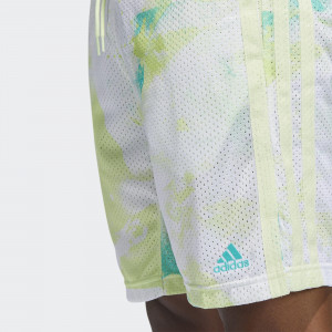 Kratke hlače adidas Allover Print ''White/Almost Lime''