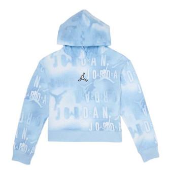 Dekliški pulover Air Jordan Essentials Boxy Printed ''Ice Blue''