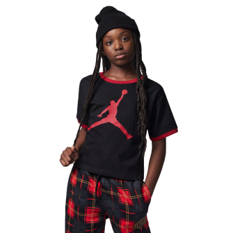 Otroška kratka majica Air Jordan Essentials Ringer ''Black''