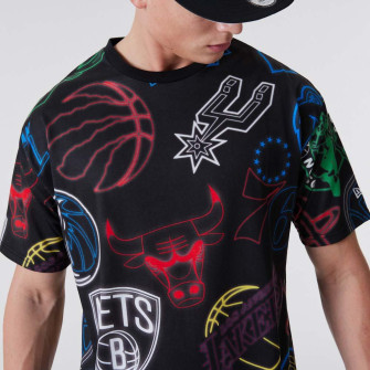 Kratka majica New Era NBA All Over Print ''Black''