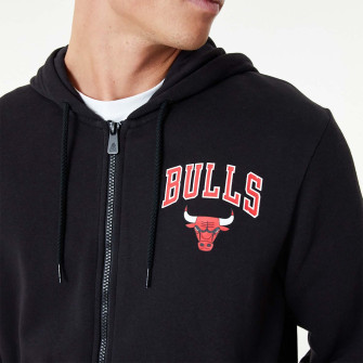 Pulover New Era NBA Chicago Bulls Essentials Full-Zip ''Black''