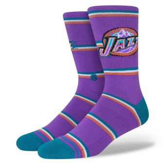 Nogavice Stance x NBA Utah Jazz Classics Crew ''Purple''