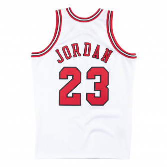 Dres M&N Authentic Chicago Bulls 1995-96 Michael Jordan Home ''White''