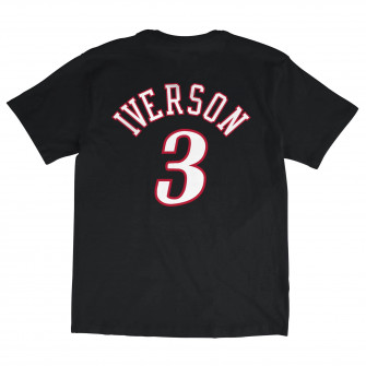 Kratka majica M&N NBA Philadelphia 76ers Allen Iverson ''Black''