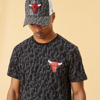 Kratka majica New Era Chicago Bulls Leopard Print ''Grey''
