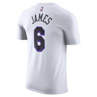 Kratka majica Nike NBA Los Angeles Lakers Lebron James City Edition ''White''