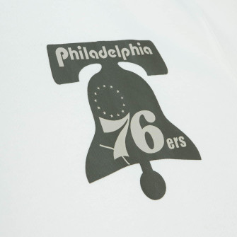 Pulover M&N NBA Philadelphia 76ers Cream ''Off White''