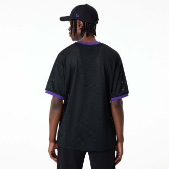 Kratka majica New Era NBA Los Angeles Lakers Mesh Oversized ''Black''