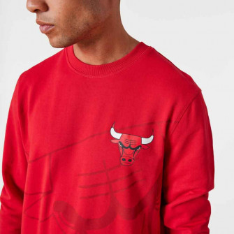 Pulover New Era Washed Graphic Chicago Bulls ''Red''