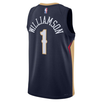 Dres Nike NBA New Orleans Pelicans Zion Williamson Icon Edition Swingman ''College Navy''