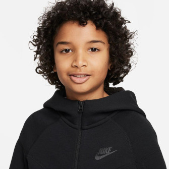Otroški pulover Nike Sportswear Tech Fleece Full-Zip ''Black''