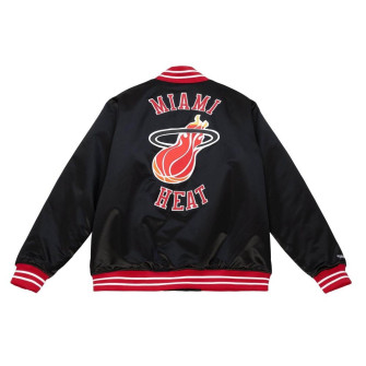 Jakna M&N NBA Miami Heat Heavyweight Satin ''Black''