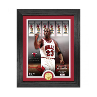 Slika NBA Chicago Bulls 6-Time Champion Michael Jordan