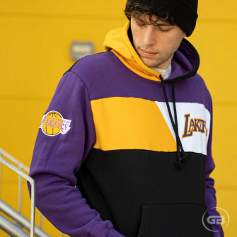 Pulover M&N NBA LA Lakers HWC Colorblock ''Purple/Black''