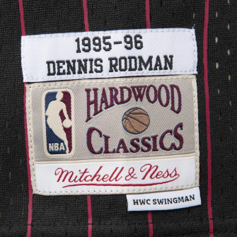 Dres M&N NBA Chicago Bulls Alternate 1995-96 Dennis Rodman Swingman ''Black''