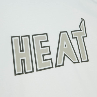Kratka majica M&N NBA Miami Heat Cream ''Off White''