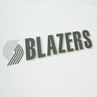 Kratka majica M&N NBA Portland Trail Blazers Cream ''Off White''