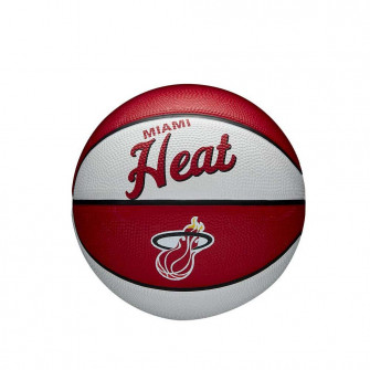 Mini košarkarska žoga Wilson NBA Team Retro ''Miami Heat'' (3)