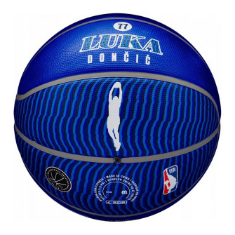 Košarkarska žoga Wilson NBA Dallas Mavericks Luka Dončić Outdoor ''Blue'' (7)