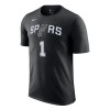 Kratka majica Nike NBA San Antonio Spurs Victor Wembanyama ''Black''