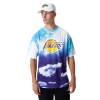 Kratka majica New Era NBA Los Angeles Lakers Sky All Over Print Oversized ''Blue''