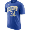 Kratka majica Nike NBA City Edition Milwaukee Bucks Giannis Antetokounmpo ''Blue''