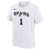 Kratka majica Nike NBA San Antonio Spurs Victor Wembanyama ''White''