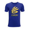 Otroška kratka majica UA Curry Brand Logo ''Blue''