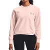 Ženski pulover UA Rival Crew Fleece Mesh ''Pink''