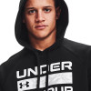 Pulover UA Rival Signature Box Fleece ''Black''