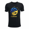 Otroška kratka majica UA Curry Symbol ''Black''