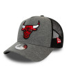 Kapa New Era NBA Chicago Bulls Jersey Essential A-Frame Trucker 9FORTY ''Grey/Black''
