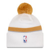 Zimska kapa New Era NBA Dallas Mavericks City Edition Knit ''White/Gold''