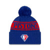 Zimska kapa New Era NBA 2021 Draft Detroit Pistons Cuff ''Blue''