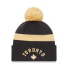 Zimska kapa New Era NBA Toronto Raptors City Edition Knit ''Black/Gold''